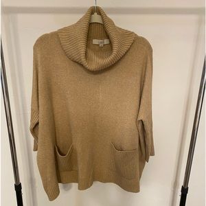 Loft camel colored sweater size xs